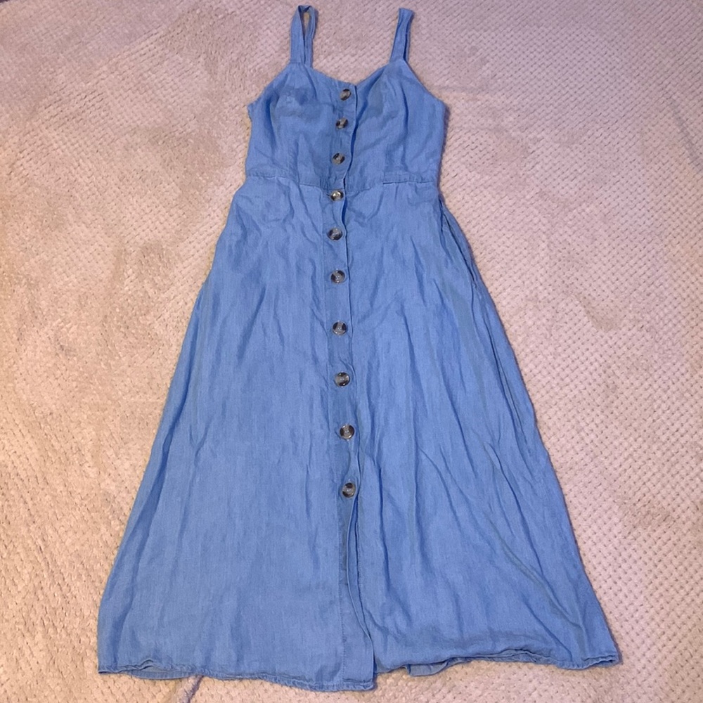 Blue maxi dress